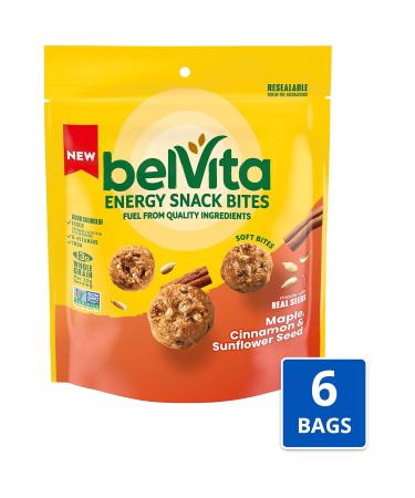belVita Energy Snack Bites Maple Cinnamon and Sunflower Seed 6-5 oz Bags - Buy Online on GoSupps.com
