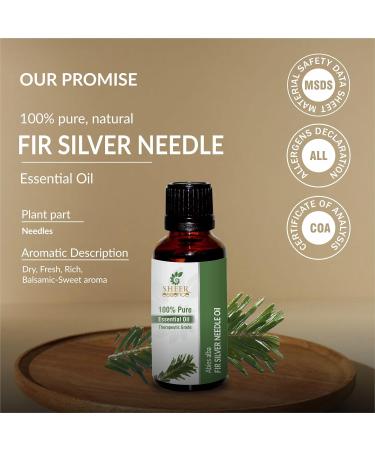 Buy 100% Pure Fir Silver Needle Oil (Abies Alba) - Natural Therapeutic Grade Essential Oil 8.45 Fl.Oz (250ml) - International Shipping Available - Buy Online on GoSupps.com