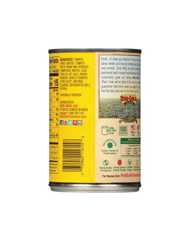 Red Gold Tomato Sauce 6-Pack - 15oz Cans, Vine-Ripened Tomatoes, Kosher & Gluten-Free - Buy Online on GoSupps.com