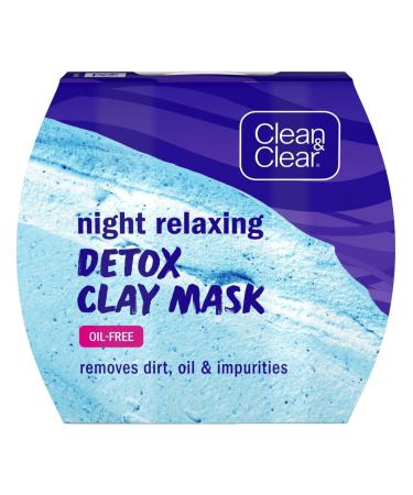Clean & Clear Night Relaxing Detox Clay Mask 1.7 Ounce
