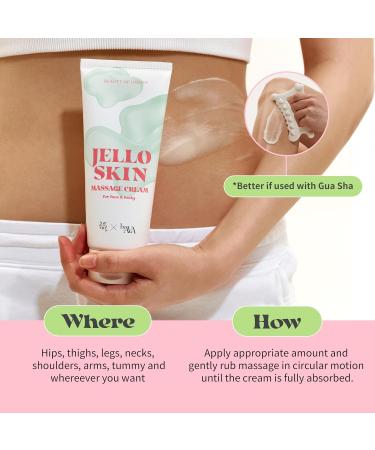 Beauty of Joseon Jelloskin Massage Cream - Moisturizing Face & Body Lotion for Relaxation & Sore Muscle Relief | 200ml - Buy Online on GoSupps.com