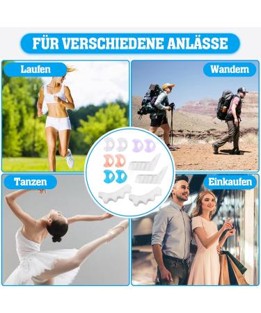 Zocone Toe Extensor - 16 Pcs Gel Toe Separator & Silicone Spreader for Overlapping Toes & Bunion Relief - Buy Online on GoSupps.com