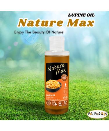 Nature Max Lupine Oil Essential Oils Natural Undiluted Pure For Hair And Skin Care Cold Pressed Premium (1Pack 3.38 oz / 100 ml)  - Buy Online on GoSupps.com