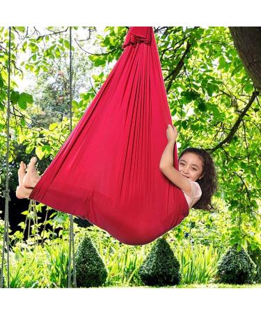 SSIMO Sensory Full Body Socks for Autism | Stretchy & Breathable Body Sox for Stress Relief in Children & Adults | Red (Size: 100x280cm) - Buy Online on GoSupps.com