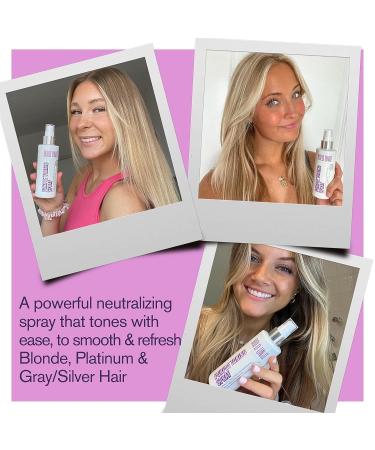 Purple Hair Mask & Toning Spray Bundle for Blonde, Platinum, Silver, Gray, Ash & Brassy Hair - Coconut Hair Mask Included - Paraben & Sulfate Free, Cruelty-Free & Vegan - Buy Online on GoSupps.com