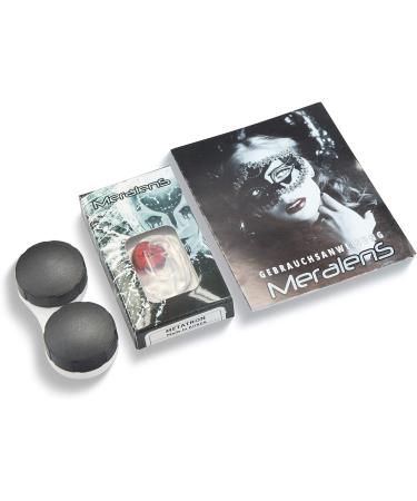 Buy Funnylens 1 Pair Colored Red Black Crazy Fun Cataclysm Bloody Eyes Year Contact Lenses - Top Quality for Halloween & Carnival with Free Lens Tanks! - Buy Online on GoSupps.com
