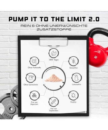 Pump It to the Limit - Ultra High-Dose Pump Booster Powder | Caffeine-Free Pre-Workout with Citrulline AAKG Taurine & L-Sornithin | 432g Triple Cherry Flavor | International Shipping Available - Buy Online on GoSupps.com