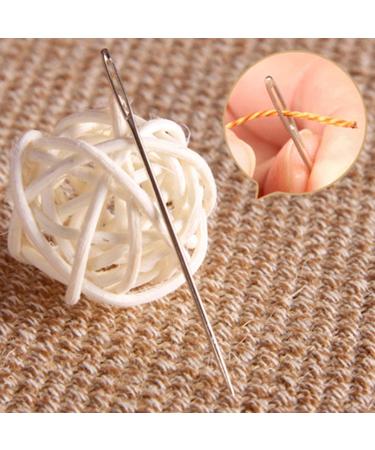 30 Large Eye Stitching Needles - 3 Sizes - Big Eye Hand Sewing Needles - Clear Storage Tube - Buy Online on GoSupps.com