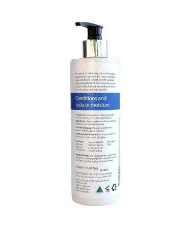 aqi Sensitive Itchy Dry Scalp Conditioner - Paraben & Sulfate Free Vegan Hair Care for Men & Women - 16.9 fl oz Made in Australia - Buy Online on GoSupps.com