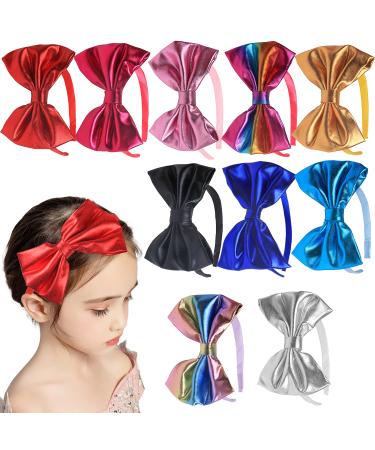 10PCS 5-inch Mermaid Hair Bows Headbands for Girls - Kids Toddler Party Favors - Buy Online on GoSupps.com