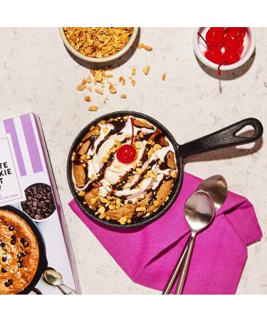 Thoughtfully Gourmet Cookie Skillet Baking Kit with Nestle Chocolate Chips - Gift Set with Single Serve Mix and Cast Iron Skillet - Buy Online on GoSupps.com