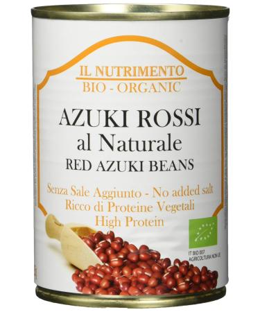IL NUTRIMENTO Red Azuki natural - without salt pack of 12 (12 x 400 g)
