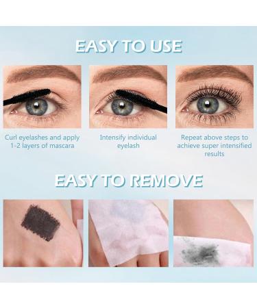 Lestpola Eyelash dye for older women over 60 years old with thinning eyelashes smudgeresistant longlasting waterresistant volumizing mascara black hypoallergenic mascara 2 pieces - Buy Online on GoSupps.com