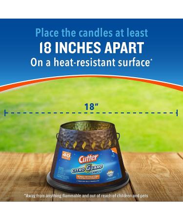 United Industries Corp 95784 Cutter Citronella Candle - 1 Pack Copper - Buy Online on GoSupps.com