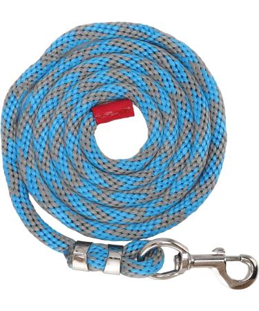HEEPDD Nylon Horse Rope Friction Free 13ft Long Horse Leash Rope Soft Touch for Pet for Training Blue Grey - Buy Online on GoSupps.com