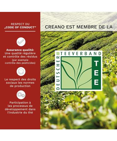 Creano Tea Flower Mix - BloomingTea Gift Set with Glass Jar (500ml) + 12 Tea Flowers in Wooden Box in 6 Varieties | White Tea - Buy Online on GoSupps.com