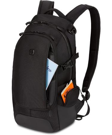 SwissGear 3598 Narrow Daypack Backpack - Black Ballistic (18-Inch) | Lightweight & Durable - Buy Online on GoSupps.com