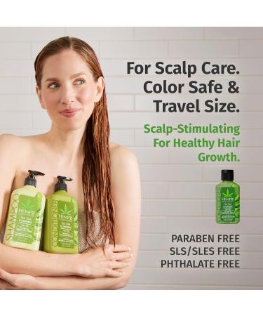 Hempz Biotin Hair Conditioner - Tea Tree & Chamomile for Scalp Care & Hair Growth | Moisturizing Travel Size 2.25 Fl OZ - Buy Online on GoSupps.com