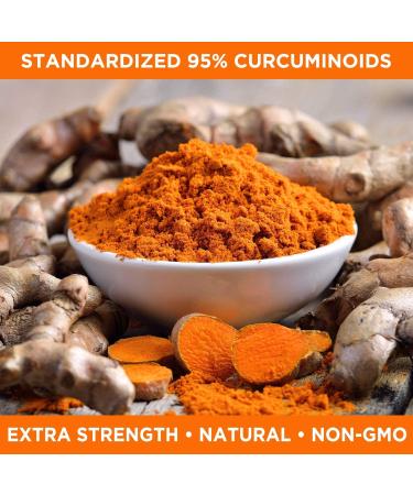 Nature's Nutrition Turmeric Curcumin with Ginger, Glucosamine & Black Pepper 2000mg - Joint & Immune Support Supplement - Made in USA - 180 Veggie Caps - Buy Online on GoSupps.com