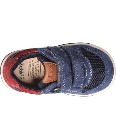 Geox Baby Boy's B Trottola B Sneakers 5 UK Child Blue Avio Dk Red - Comfortable and Stylish Shoes for Little Feet - Buy Online on GoSupps.com