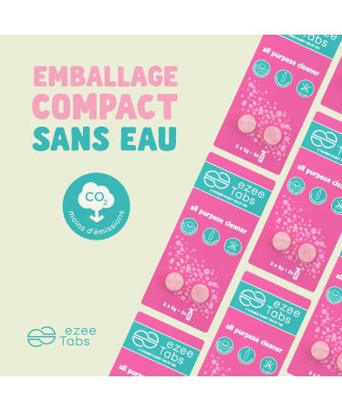 EzeeTabs All Purpose Cleaner Set - Cleaning Tablets for Microplastic-free Biodegradable & Vegan Cleaning Product - 2 x Cleaner for All Surfaces - Buy Online on GoSupps.com