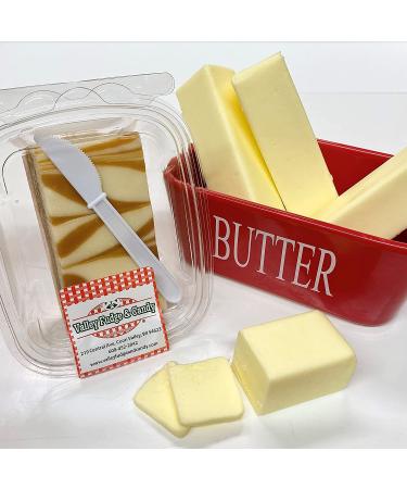 Valley Fudge Caramel Vanilla Swirl Half Pound Package - Handcrafted Artisan Fudge with Real Butter - Gourmet Candy - Buy Online on GoSupps.com