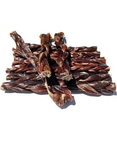 Beef Esophagus - Braided Beef Esophagus Dog CHEW Treats - (12 INCH 5 Pack Approx. 448 Grams) - Single Ingredient Beef Esophagus - 100% Natural - Rich in GLUCOSAMINE and CHONDROITIN 89.6 g (Pack of 5) - Buy Online on GoSupps.com