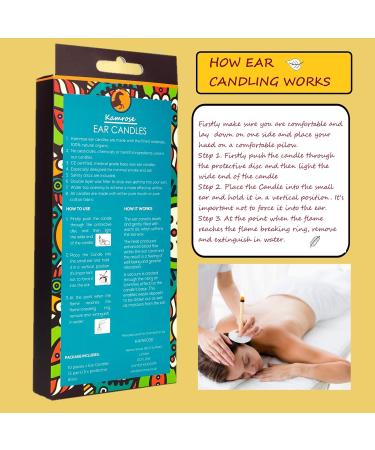 10x Ear Candles for Blocked Ears Hopi Wax Remover + 5 Protective Discs - Aromatherapy 5 Scents - CE Medical Grade - Double Disc Wax Filter - Mixed Variety - Buy Online on GoSupps.com