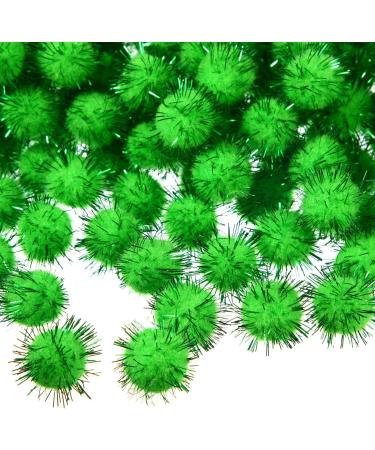 1000 Glitter Pom Poms 0.6 Inch - Fruit Green Fuzzy Craft Balls for DIY Supplies | Hobby and Arts & Crafts Material - Buy Online on GoSupps.com