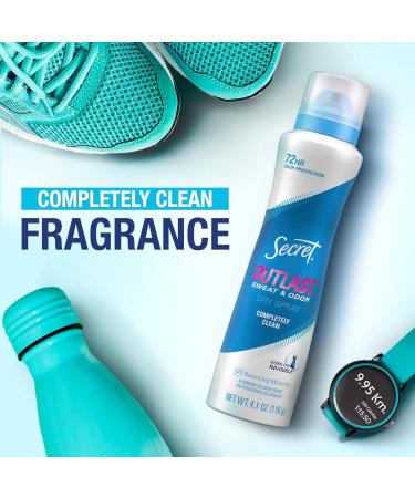 Buy Secret Outlast Dry Spray Antiperspirant for Women - Sweat & Odor Protection pH Balancing Instant Dry 4.1 oz - International Shipping Available - Buy Online on GoSupps.com