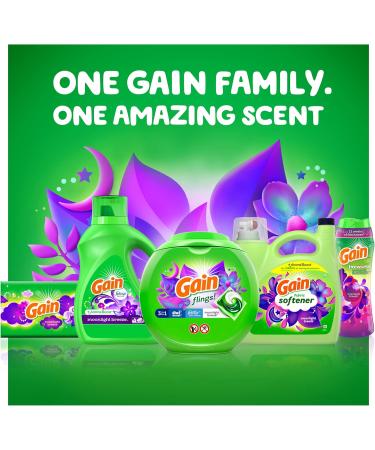 Gain Liquid Fabric Conditioner - Moonlight Breeze 140 fl oz | 190 Loads of Softness | Premium Fabric Softener for International Shipping - Buy Online on GoSupps.com
