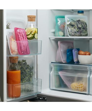 Stasher Reusable Silicone Snack Bag â€“ Small Raspberry 9.9 fl oz | Eco-Friendly Food Storage - Buy Online on GoSupps.com