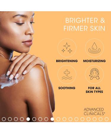 Advanced Clinicals Vitamin C Brightening Cream + Vitamin C Glow Facial Toner Set - Buy Online on GoSupps.com