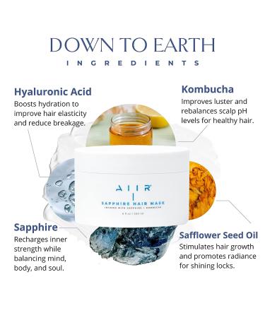 AIIR Sapphire Hair Mask - Deep Conditioning Treatment for Smooth & Silky Hair - Buy Online on GoSupps.com