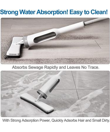 Eyliden Self-Squeeze Sponge Mop F-52 for Floor Cleaning - 2 Sponge Heads, Ideal for Apartments, Bathrooms, Kitchens - Buy Online on GoSupps.com