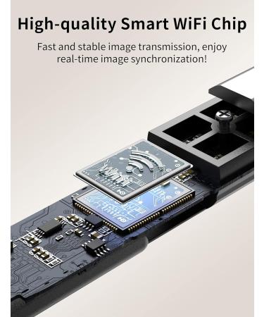 Hopefox Ear Wax Removal Kit Camera | 1080P WiFi Visual Ear Cleaner with Ear Pick Set | 6 LED Earwax Remover for iPhones & Android Phones - Buy Online on GoSupps.com
