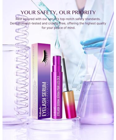 VieBeauti Premium Eyelash Growth Serum - Boost Longer Fuller Thicker Lashes | 0.1 Fl. Oz | International Shipping Available - Buy Online on GoSupps.com