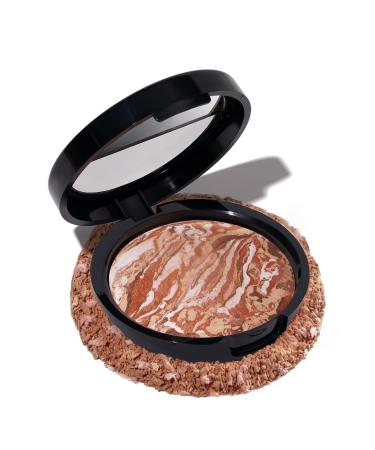 LAURA GELLER NEW YORK Baked Bronze-N-Brighten Bronzer Powder - Medium - Natural Bronze Glow 02 Medium