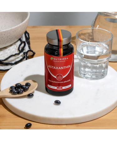 Pure Astaxanthin Capsules - Natural Algae Extract - 60 Count - 4 mg - Strong Antioxidant for Immunity & Wellness - Buy Online on GoSupps.com