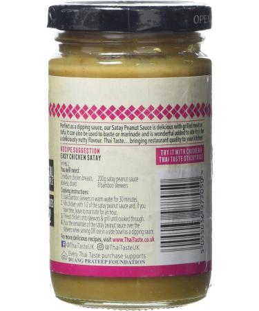 Thai Taste Nam Jim Satay Peanut Sauce 200g - Buy Online on GoSupps.com