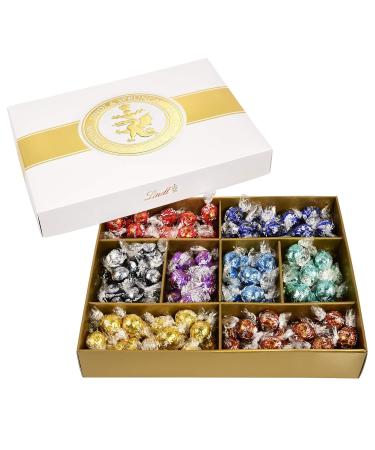 Lindt Roulette Balls & Lindor Chocolate Gift Bundle | 1.473 kg & 1.569 kg | 8 Varieties of Lindor & Roulette Balls | Perfect International Chocolate Gift - Buy Online on GoSupps.com