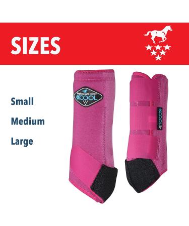 Buy Professional's Choice 2XCOOL Sport Medical Boots - 4-Pack Small Raspberry | International Shipping Available - Buy Online on GoSupps.com