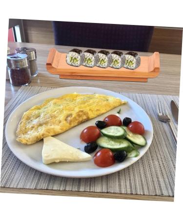 Alipis Sushi Plate Wood Tray Wooden Trays Wood Sushi Boat Food Serving Tray Desserts Boat Seafood Snack - Buy Online on GoSupps.com