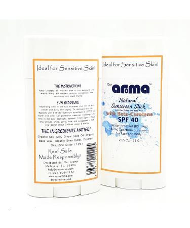 Buy Original Sunscreen Face Stick - Broad Spectrum SPF 40 (6.65 Oz) | Shop Internationally for Premium Sun Protection - Buy Online on GoSupps.com