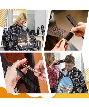 FEBSNOW Professional Barber Cape Waterproof Floral Hair Cutting Cape with Neck Duster & See-Through Window Ideal for International Shipping - Buy Online on GoSupps.com