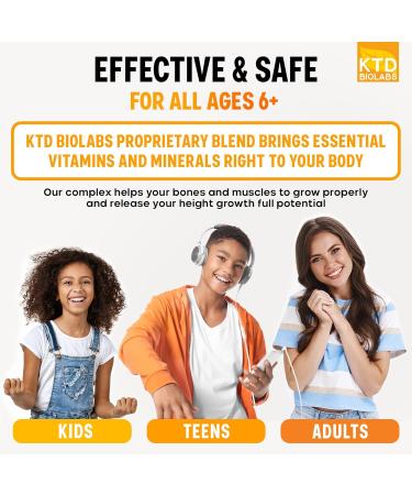 Height Growth Maximizer - Made in USA - Natural Height Increase Booster & Teen Vitamins - Pills to Grow Taller at Any Age - Bone Growth Supplement for Adults & Kids 60 Count (Pack of 1) - Buy Online on GoSupps.com