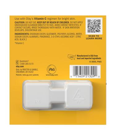 Olay Super Cream with Sunscreen SPF 30 Lightweight Face Moisturizer with Sun Protection 5-in-1 Skin Care Benefits (1.7 oz) & Trial Size Vitamin C Cleansing Melts Water-Activated Face Wash (12 ct) - Buy Online on GoSupps.com