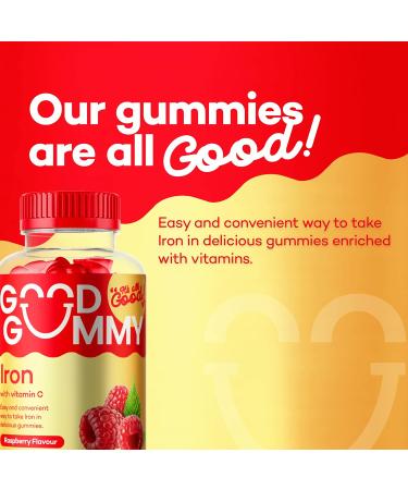Premium Iron + Vitamin C Gummy Vitamins - Boost Your Immune System - Buy Online on GoSupps.com
