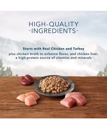 Blue Buffalo Wilderness Wild Delights Natural Wet Cat Food Chicken & Turkey Flaked 5.5oz (Pack of 24) Large Cans Flaked Chicken & Turkey - Buy Online on GoSupps.com