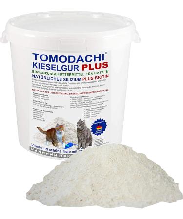 Kieselerde Plus Biotin for Cats | Natural BARF Supplement - Rich in Silica Amino Acids & Essential Minerals | 2L Bucket for Vitality - Buy Online on GoSupps.com